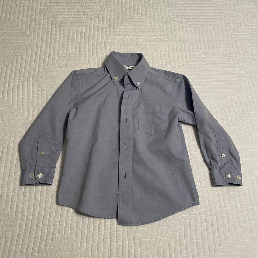 Talbots Kids 3T Oxford Blue Dress Shirt